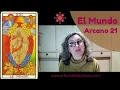 El Mundo Tarot Arcano 21 arbol kabala