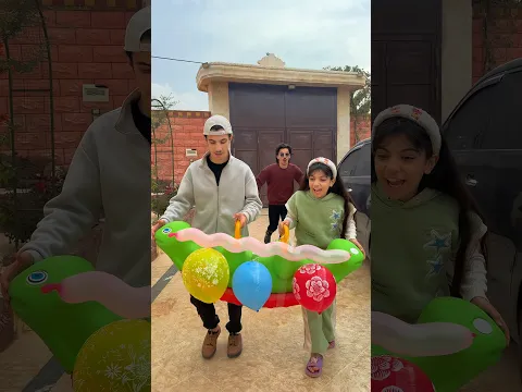 الركض وضحك مع يوسف ومريم 😱
