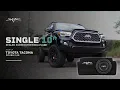 Skar Single 10 Loaded Subwoofer Enclosure for 2016-UP Toyota Tacoma Double Cab Trucks