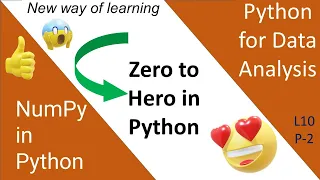 Python NumPy Numerical Python library in Python Part 2