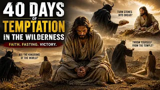🔥 40 DAYS IN THE WILDERNESS: How Jesus Defeated Every Temptation ✝️🌵 | The Ultimate Spiritual Battle