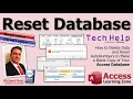 How to Delete Data and Reset AutoNumbers to Make a Blank Copy of Your Access Database