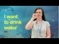 How to sign I want to drink water