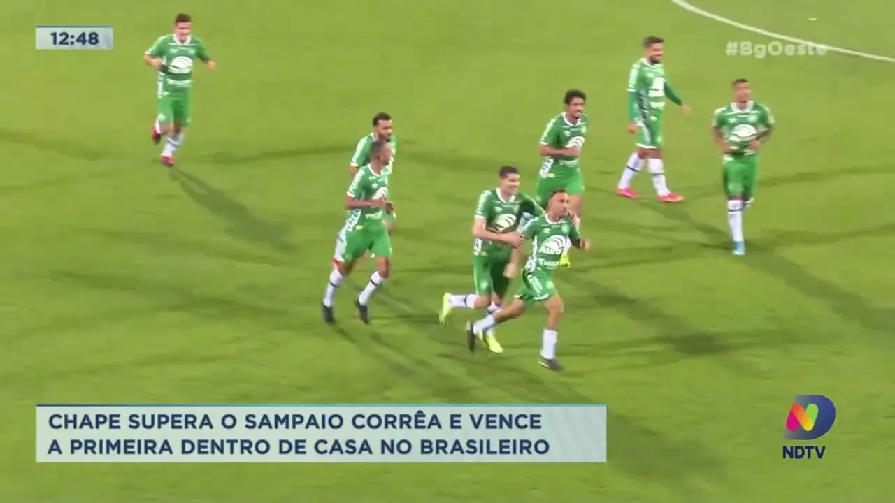 Chapecoense supera o Sampaio Corrêa e vence a primeira dentro de casa no Brasileiro