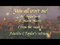 Download Lagu Taylor Swift ft. Maren Morris: You all over me (Taylor's version) (From the vault) (Lyrics Video)