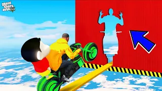 SHINCHAN AND FRANKLIN TRIED THE IMPOSSIBLE FERRIS WHEEL PARKOUR CHALLENGE GTA 5