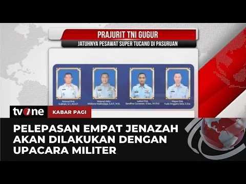 4 Jenazah Kecelakaan Pesawat Tempur TNI AU akan Segera Dimakamkan