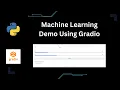 Build a Machine Learning Demo Using Python and Gradio