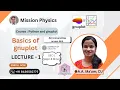 Basics of gnuplot LECTURE - 1 CU