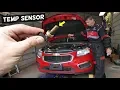 COOLANT TEMPERATURE SENSOR REPLACEMENT LOCATION CHEVROLET CRUZE CHEVY SONIC