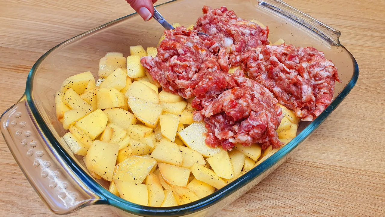 Das leckerste Rezept für Hackfleisch und Kartoffeln, was du brauchst zum Abendessen kochen #410