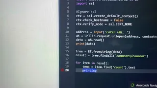 Using python to access web data extracting data from xml