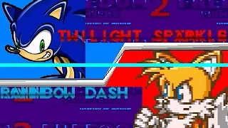 MUGEN SONIC AND RAINBOW DASH VS TAILS AND TWILIGHT SPARKLE  MUGEN SONIC AND RAINBOW DASH VS TAILS AND TWILIGHT SPARKLE
