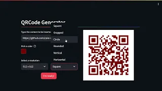 QR Code Generator Using Streamlit