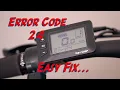 Electric Bike Error Code 24