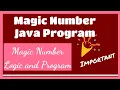 Magic Number Java Program logic and Program of magic number