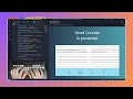 ASMR Programming - Advanced Word Counter in Javascript