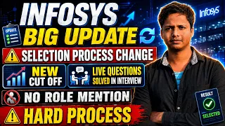 Infosys Big Update Selection Process Changed New Cutoff Live Interview Questions Hard Process