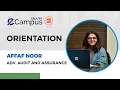 ACCA Advanced Audit Assurance - AAA Orientation Navigating with SKANS ECampus