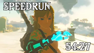 Tears of the Kingdom Any v1 0 0 Speedrun in 54 27