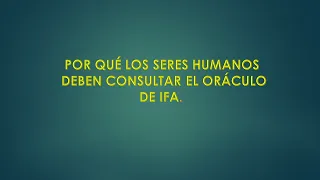 porque debes consultar a ifa
