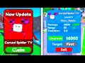New Leaks I GOT NEW UNIT Cursed Spider TV NEW UPDATE Roblox Toilet Tower Defense