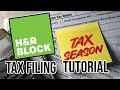H R Block Tax Filing Tutorial 2026 How To File Your Own Taxes