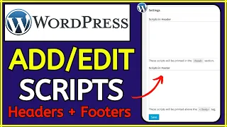 How to FREE Header Footer Scripts in WordPress 2024