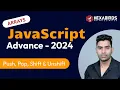 Push Pop Shift and Unshift array Methods in one javascript array methods 2024