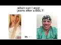 Jeans after a Brazilian Butt Lift BBL - Dr Lipo Evolution MD Advance Plastic Surgery