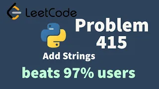 Leetcode Poblem 415 Add Strings Solution with python