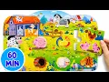 Animal Wooden Puzzles Color Sorting and Drawing Games