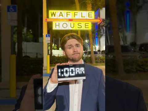 1pm vs 1am Waffle House