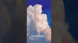 Procreate clouds study
