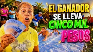 jugamos al RESBALON.. El equipo GANADOR se lleva $5,000.