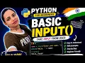 Basic Input Function in Python Python for Beginners
