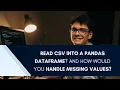 How to handle Missing Values in Pandas Data Frame Python Data Analysis Tutorial