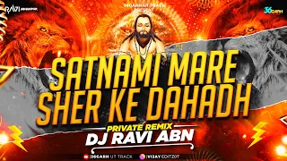 dj ravi abn satnami mare sher ke dahadh panthi dj song private edition 2024