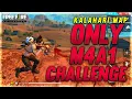 Only M4A1 Challenge in Kalahari Map || Garena Free Fire - Desi Gamers