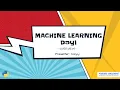 Introduction to A I Machine Learning ML Master Class - Day1