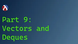 Racket Programming Part 9 Vectors and Deques