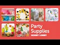 Party Supplies Hobby Lobby