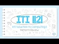 ITI 1121 Introduction to Computing II Midterm Review
