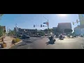 a police escort to The Formula One race at COTA in Austin Texas