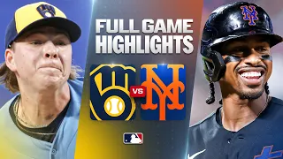 BREWERS vs METS Full Game Highlights August 25 2026 MLB Season