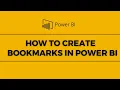 bookmarks in power bi
