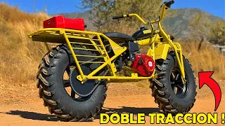 PONGO A PRUEBA una moto 2x2 que ENCONTRE en la BASURA | ROKON