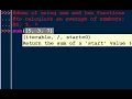 python list using sum and len functions to calculate average of numbers in python