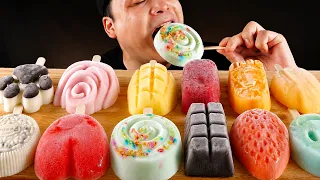 너무 귀엽게 생긴 여러가지 아이스크림 먹방~!! various ice creams