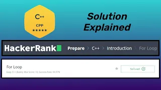 for loop hackerrank solution in c